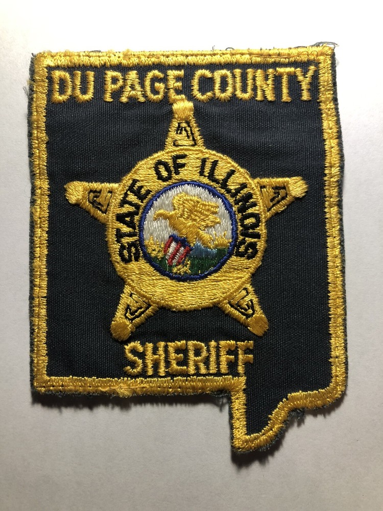Du Page County Illinois Sheriff Patch ~ Style 1