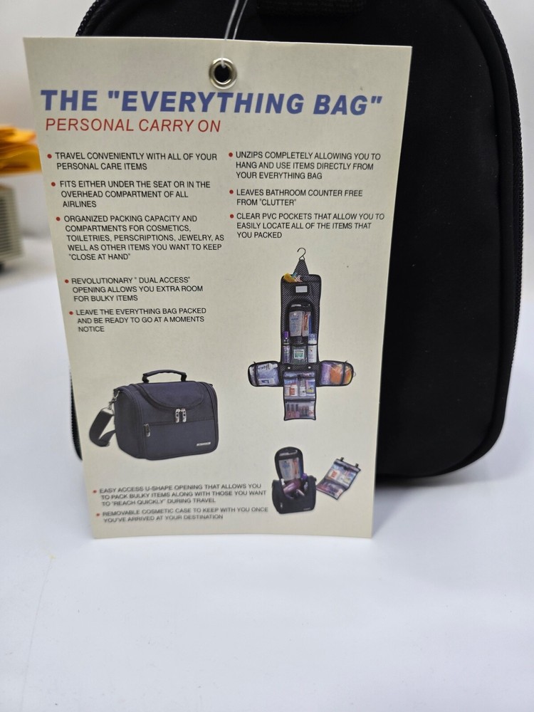 The "Everything Bag" Personal carry on bag