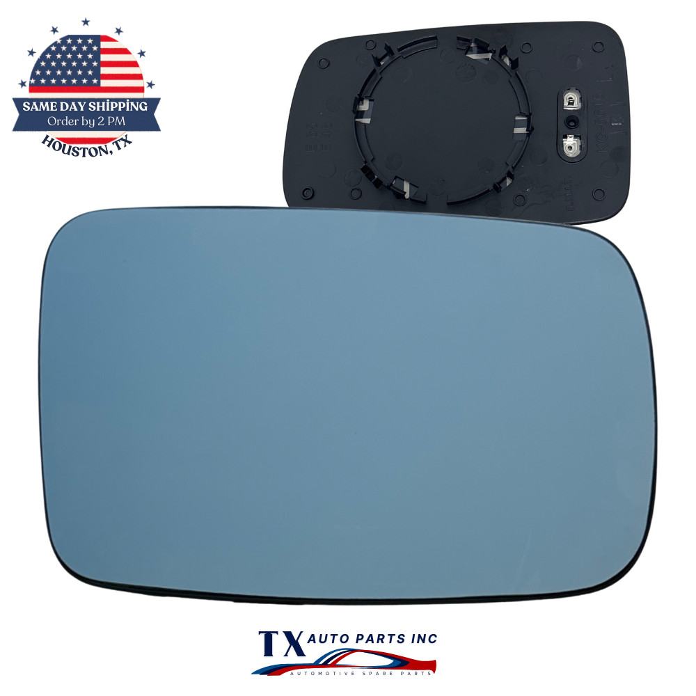 For 2000-2008 BMW E46/E65/E66 Left Driver Side Mirror Glass Heated with Backing