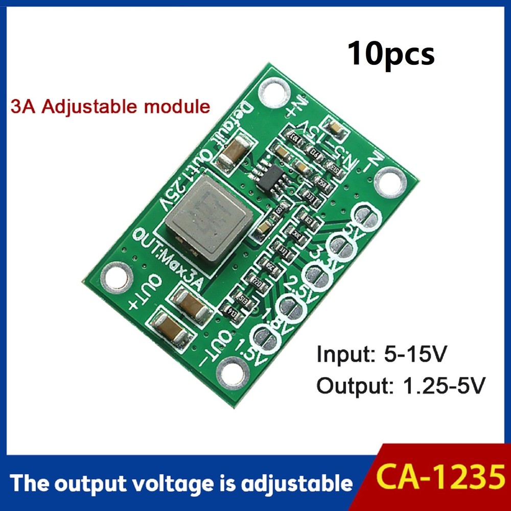 10Pcs CA1235 Adjustable Power Module CA-1235 Buck Step-Down Power Module 5-15V h
