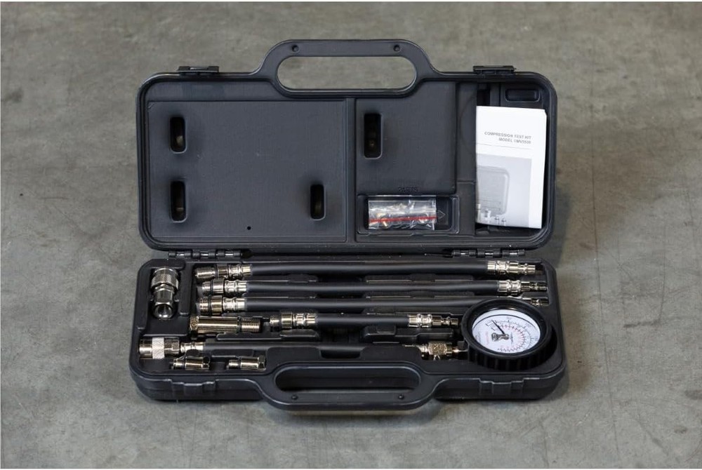 Professional Compression Tester - Leak-Proof Adapters, Quick Disconnect, 300 PSI