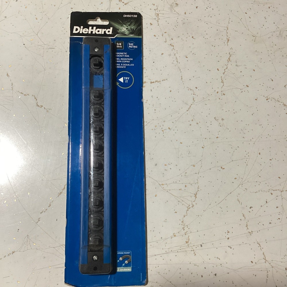 1/4” Magnetic Socket Rail Made By Diehard