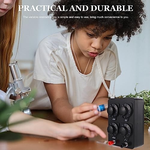 Variable Resistance Box 0-9999 Ohm, Simple Adjustable Resistor Decade Physical