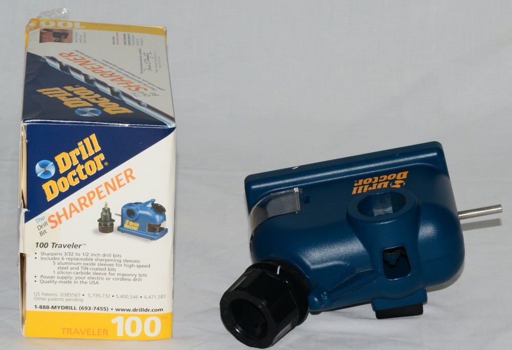 Drill Doctor - drill bit sharpener powered by drill (not included)