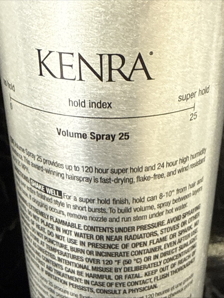 2x Kenra #25 Volume Spray 16oz New