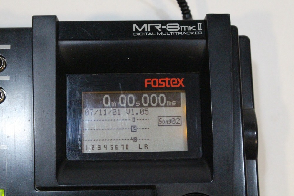 Fostex MR-8 MKII Digital Multitrack Recorder Black MR8 MK2 Multitracker Works