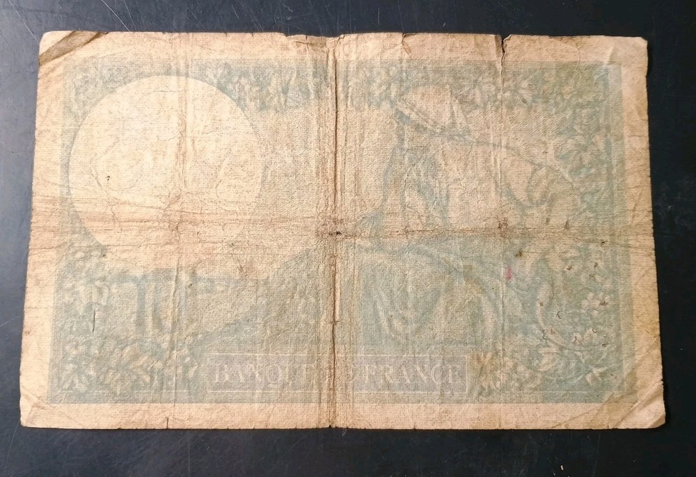 1917 FRANCE 10 FRANC BANKNOTE