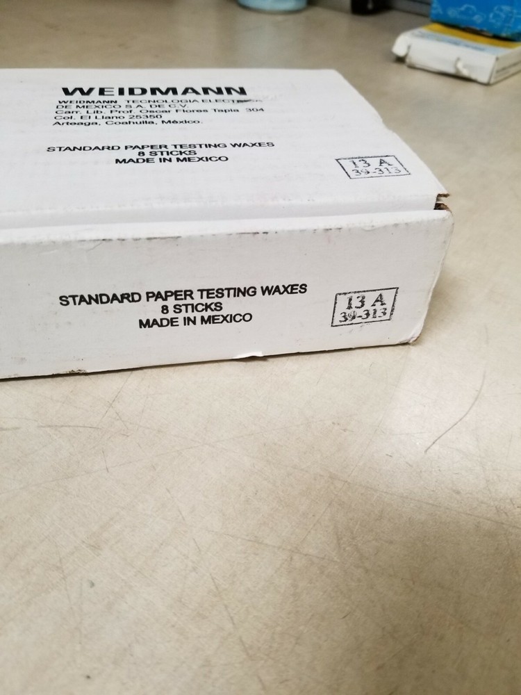 Weidmann Standard Paper Testing Waxes 13A 39-313