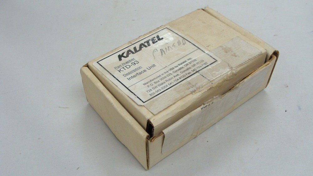 GE INTERLOGIX KALATEL KTD-93 AUXILIARY DEVICE DRIVER NOS