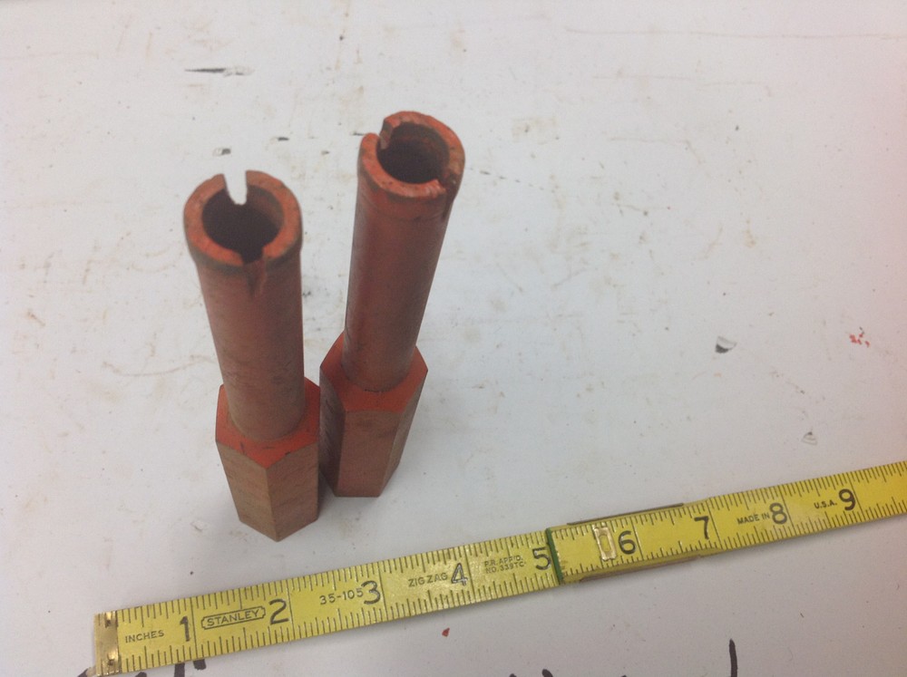 (2) Orange 5/8" x 6" x 11 Thread Concrete Masonry Core Drill Bit NOS