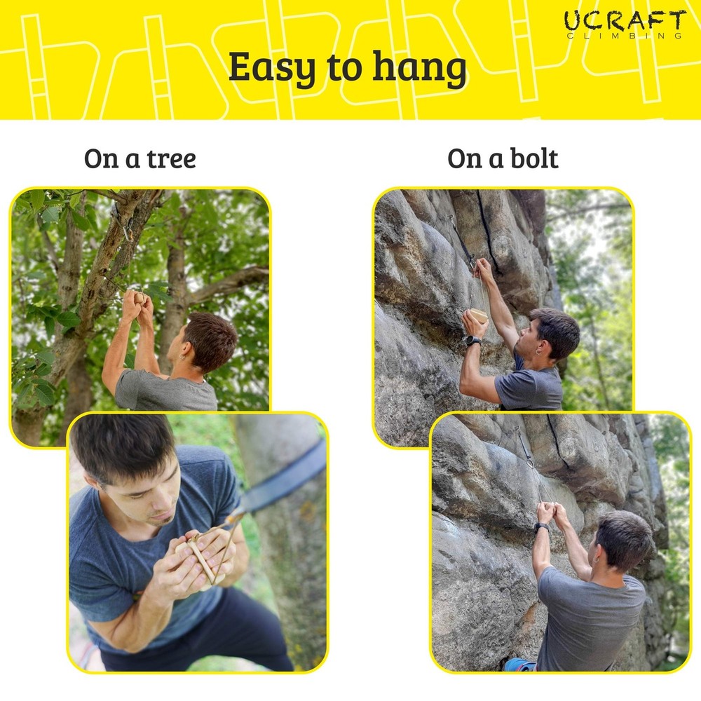 Portable Climbing Hangboard Fingerboard Trainer