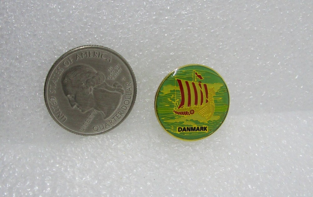 Danmark Denmark Ship Travel Pin