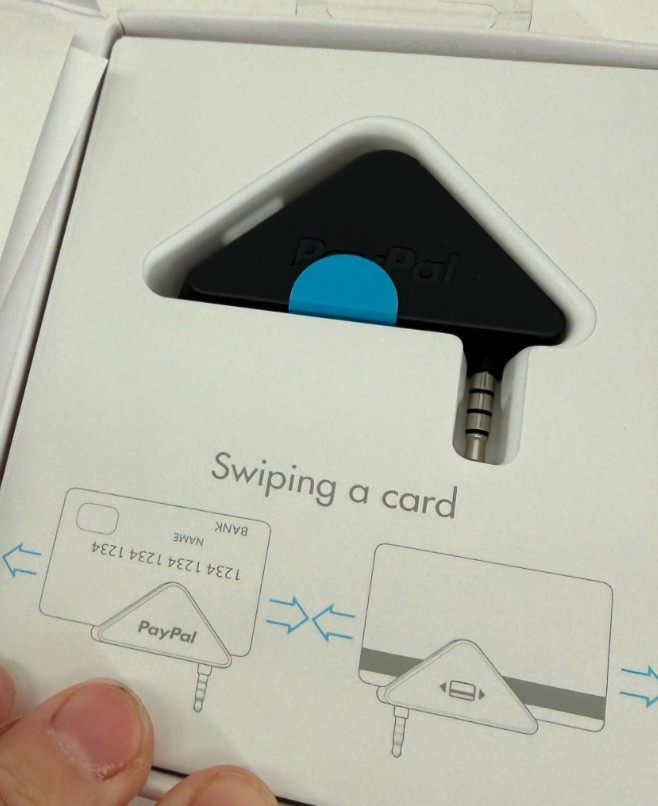 PayPal Mobile Credit Card Reader Swipe 3.5mm Audio Jack for iPhone Android Table