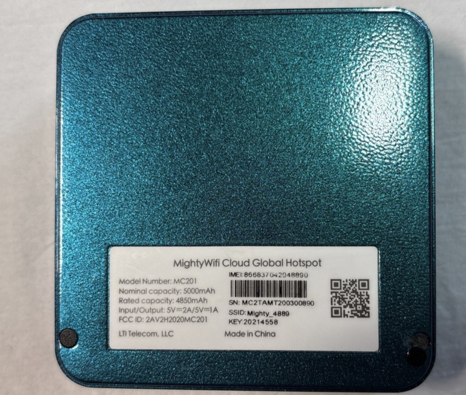 Mighty Wifi Cloud Global Hotspot #MC201