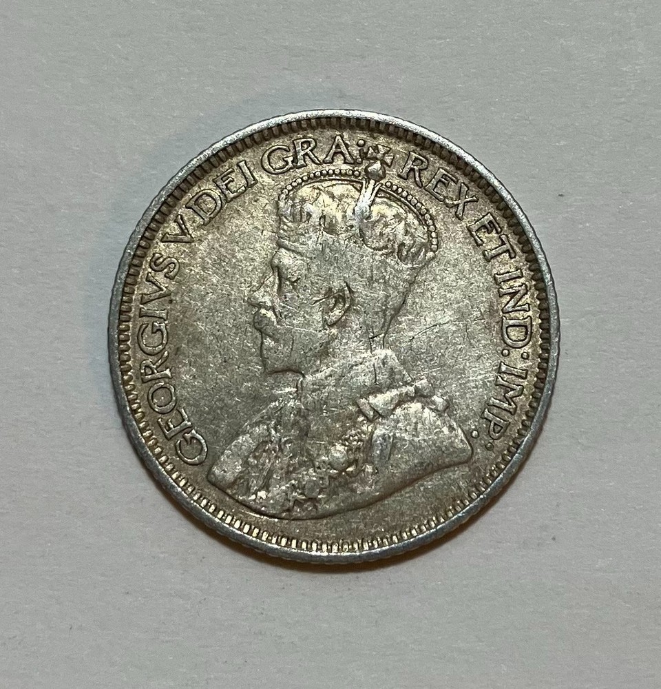 1912 Canada Silver 10 Cents