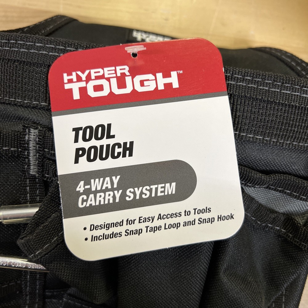 Hyper Tough Tool Pouch 4 Way Carry System (2 PACK)