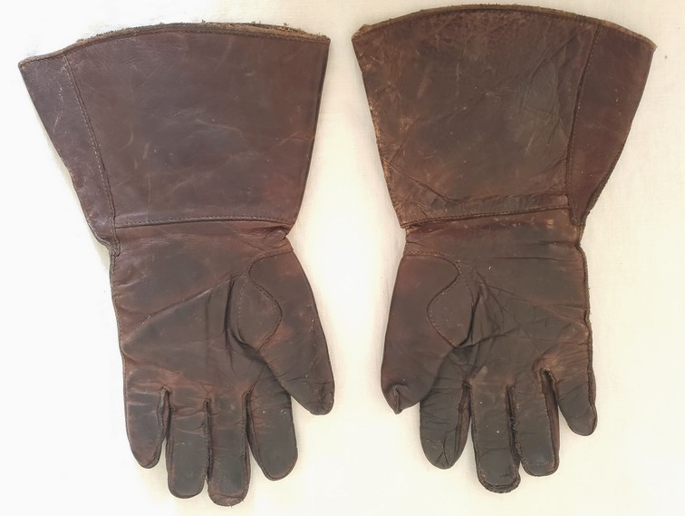 German flight pilot gloves mitten WWII Russian
