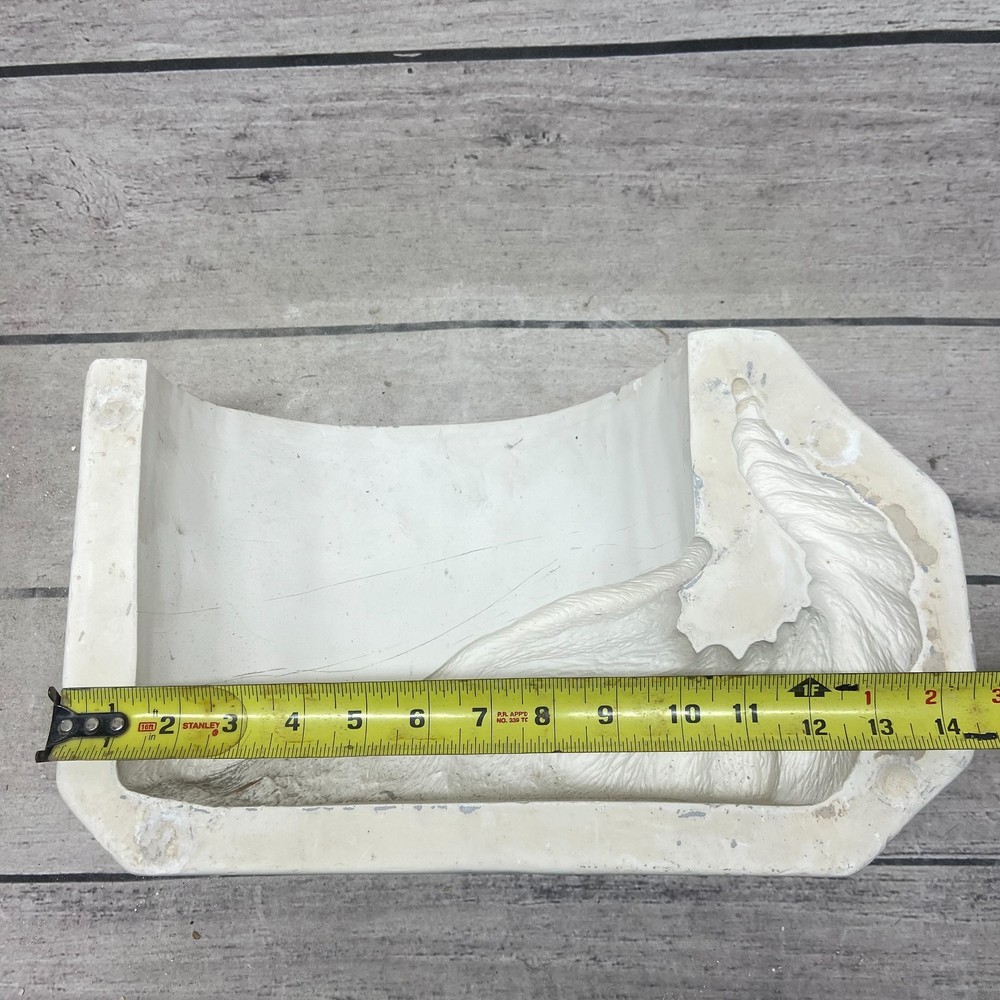 Vintage 1981 Nowell’s Ceramic Casting Mold Lg Cornucopia #573