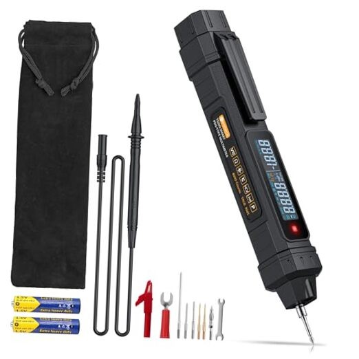 3 in 1 Pen Type Multimeter with Phase Sequence Detection 6000 Counts Digital