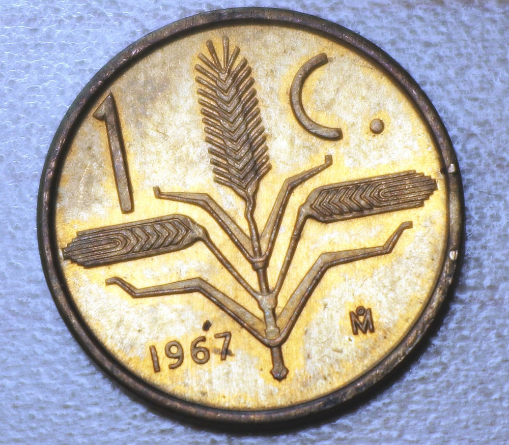 1967 Mexico 1 Centavo Unc.