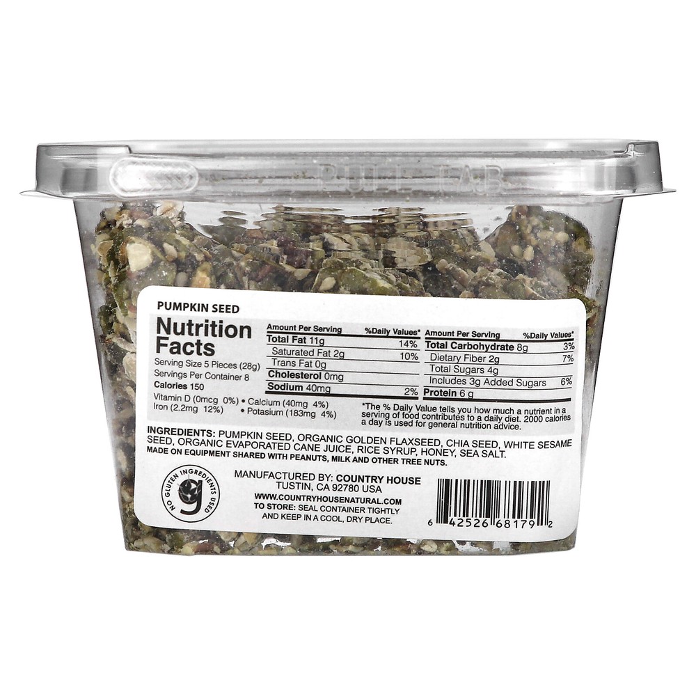 Pumpkin Seed, Chia + Flaxseed, 6.5 oz (184 g)