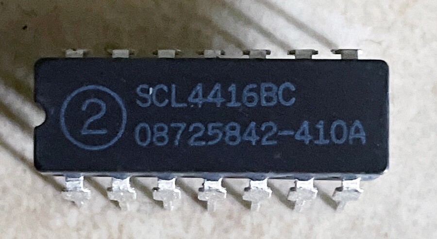 Solid State Scientific SCL4416BC CMOS Quad Switch - NOS