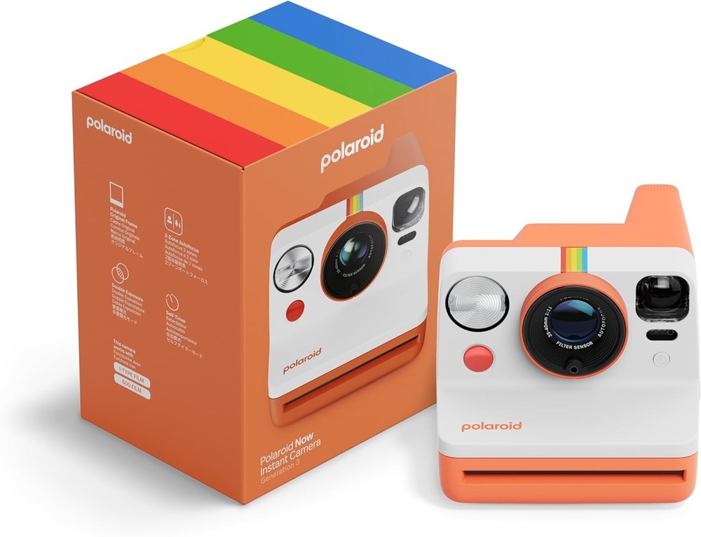 Polaroid Now 3rd Generation i-Type Instant Camera - Coral