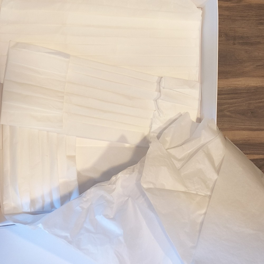 Dior White Rectangular Gift Box with Branded Tissue Paper