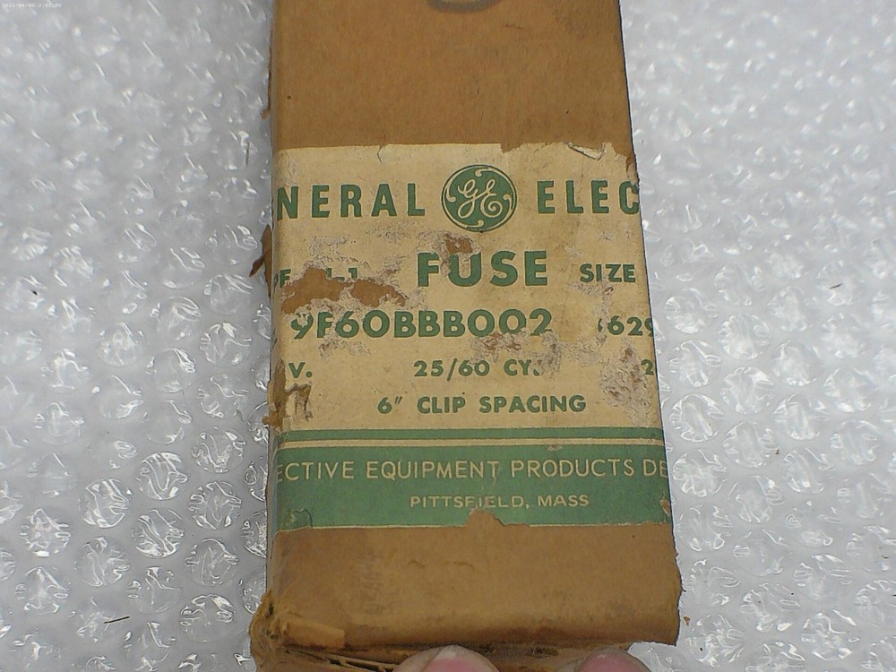 GENERAL ELECTRIC 9F60BBB002 FUSE NSMP