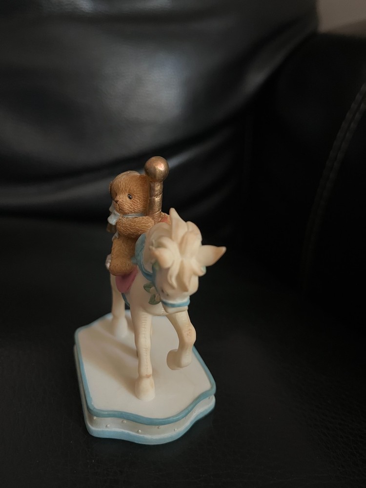 Cherished Teddies April Monthly Carousel 2000