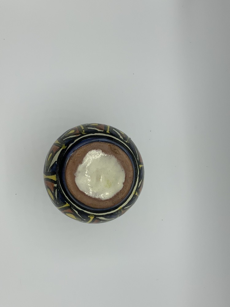 Handmade Folk Art Glazed Vase