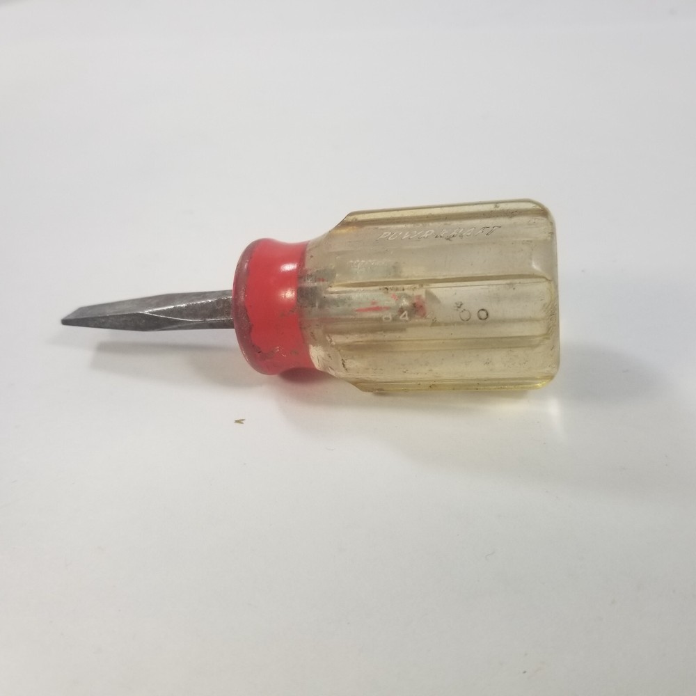 Vintage Powr-Kraft Stubby Screwdriver