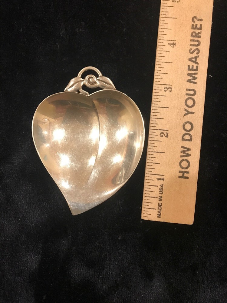 Tiffany & Co Small Sterling Silver Leaf Dish