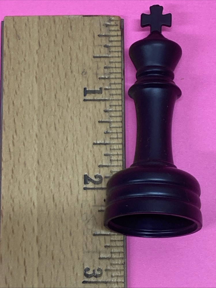 Chess Pieces Hollow Plastic Entire Set PIECES ONLY NO BOARD