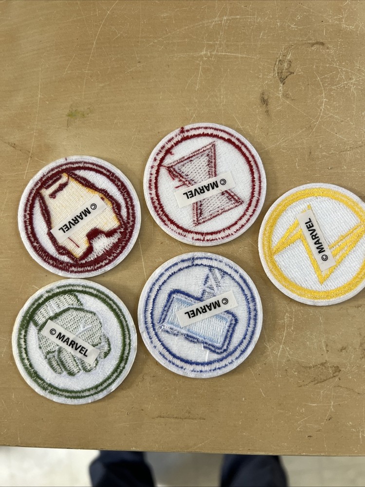 Marvel Avengers 2" iron on Patches (5)