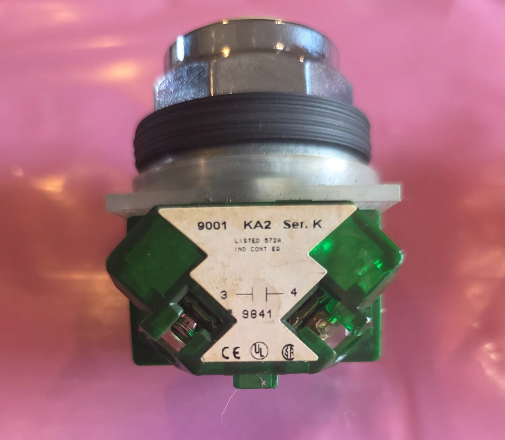 Square D 9001 9841 Ser. K Selector Switch Green Free Ship