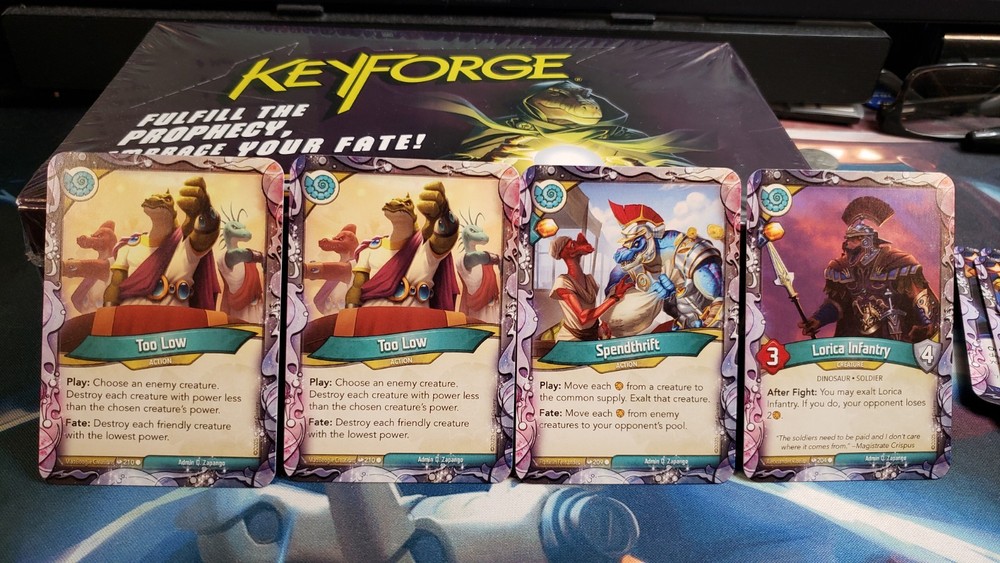 Unscanned Keyforge Prophetic Visions Foresight Deck. High Control