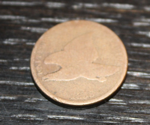 1858 Flying Eagle Cent, Small Letters, U.S. Coin