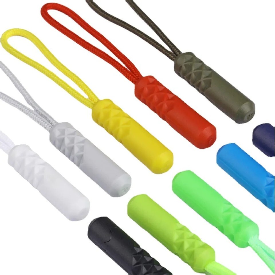 4PC Zipper Pull Puller End Fit Rope Tag Replacement Clip Broken Buckle Fixer Zip