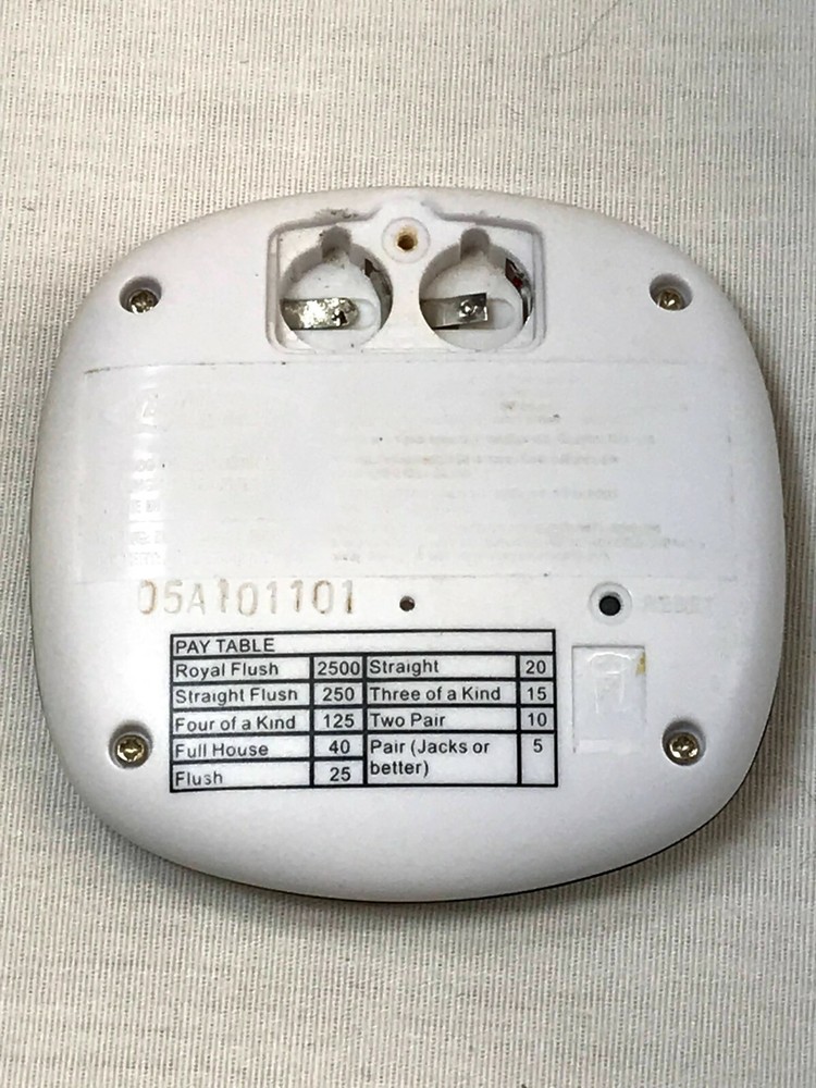 World Series Poker Game Electronic Bicycle Pocket Sized Techno Source 2009 Works