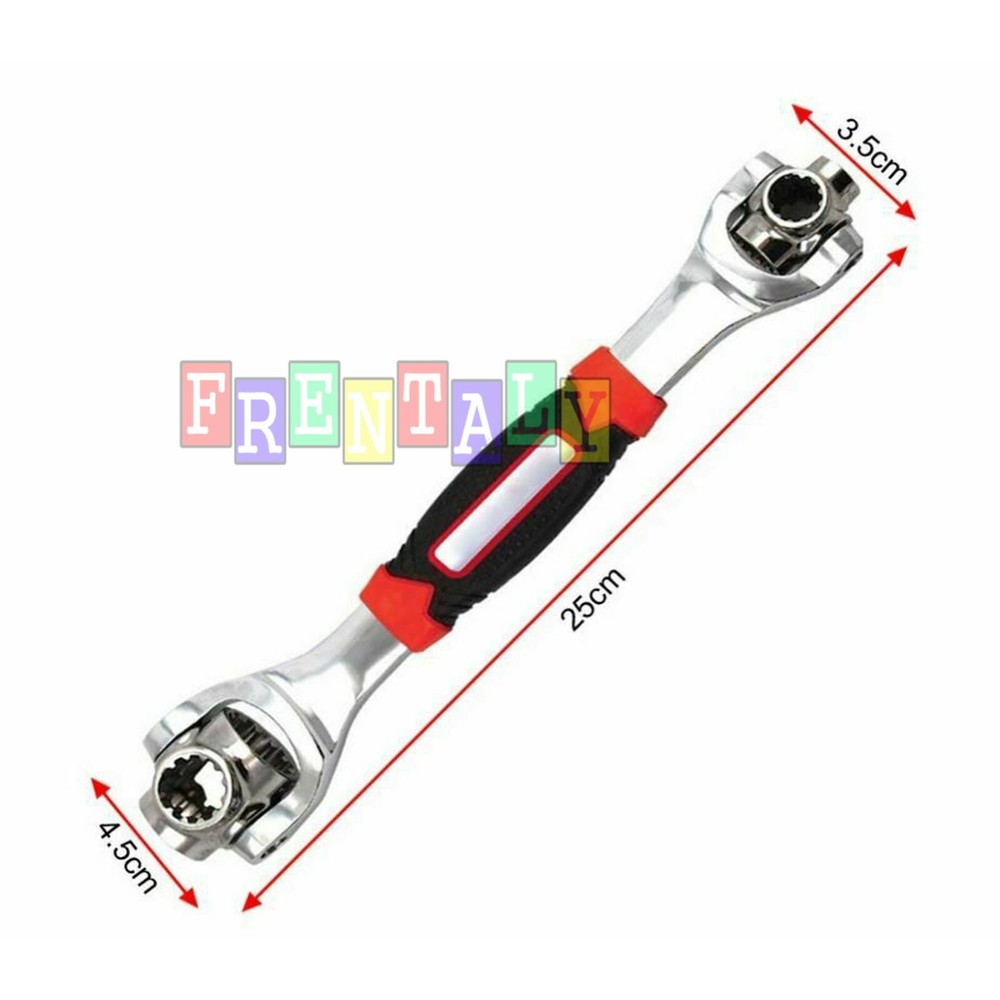 52 in 1 Universal Wrench Adjustable Tools Multi-Function Socket Tiger Spanners