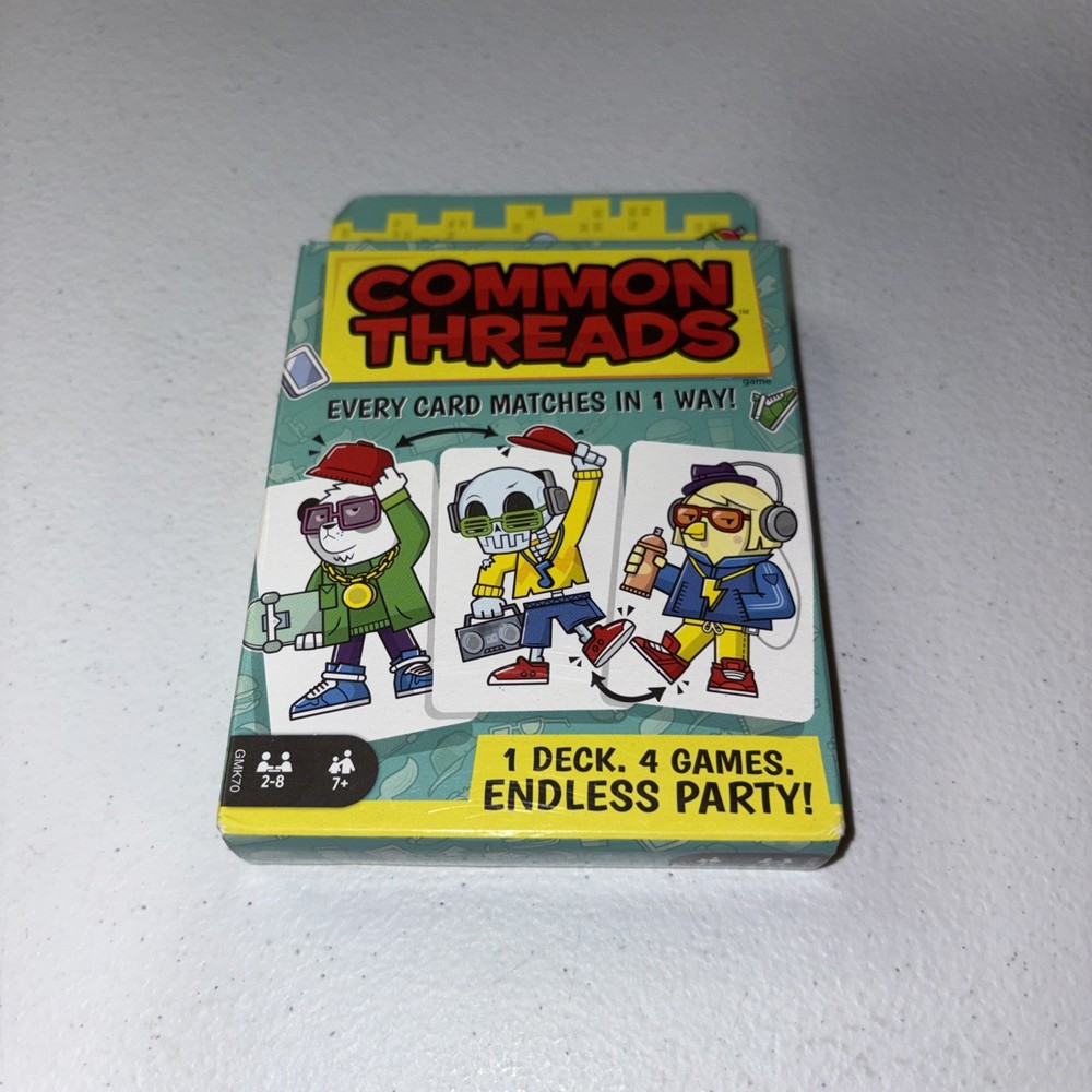 Common Threads Matching Card Game Mattel 2019 Complete CIB