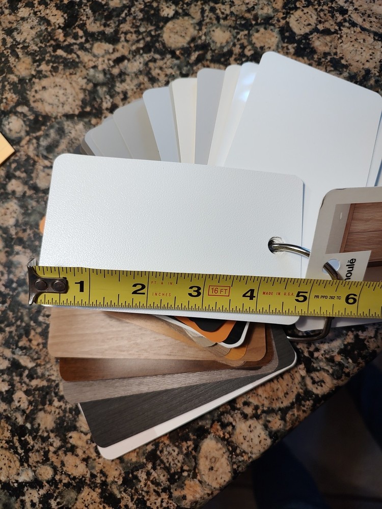 Over 60+ Samples Various Textures Solid And Woodgrain Colors Thermoplastic/Foil