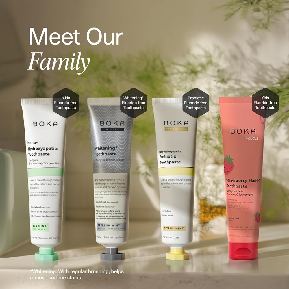 Fluoride Free Toothpaste, Nano Hydroxyapatite Toothpaste, Appropriate for Sen...