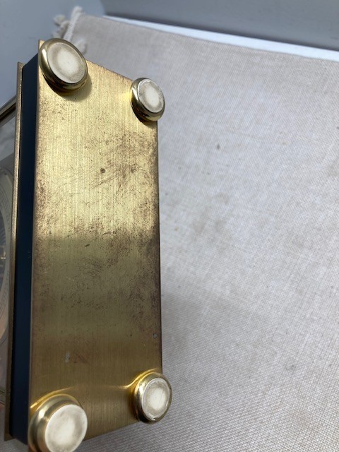 Howard Miller Solid Brass Ships BAROMETER Measures Pressure Temperature Humidity