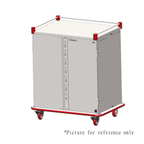 Carter-Hoffmann PTDST16 Performance Patient Tray Cart with Double Compartments