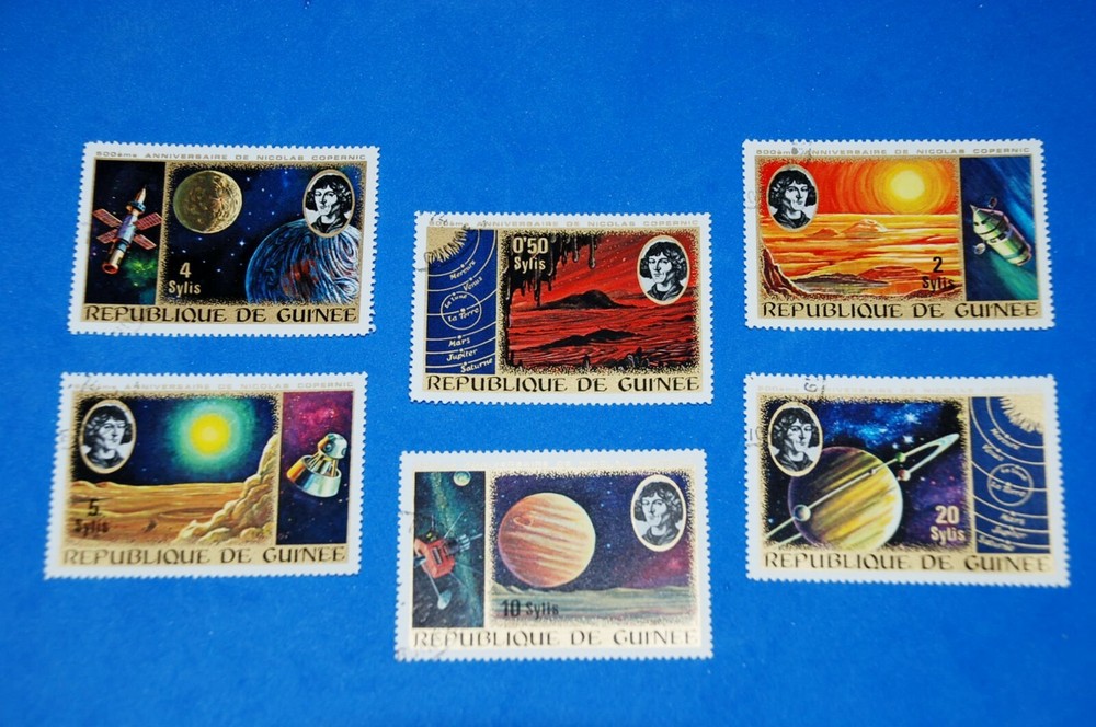 NICOLAS COPERNICUS = Spacecraft = Planets System = Space = full Set of 6 [q20]