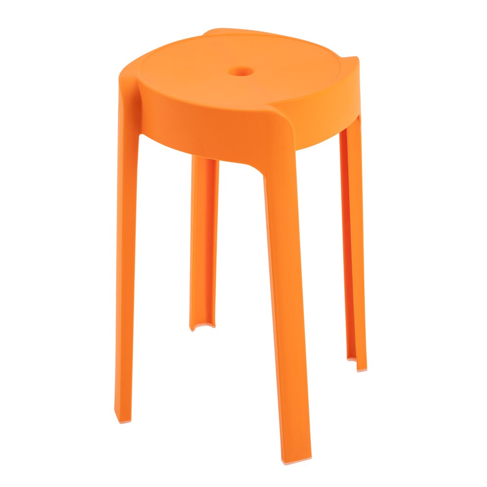 Plastic Stool Thickened Household Stacking Dining Table Round Stool High Stool