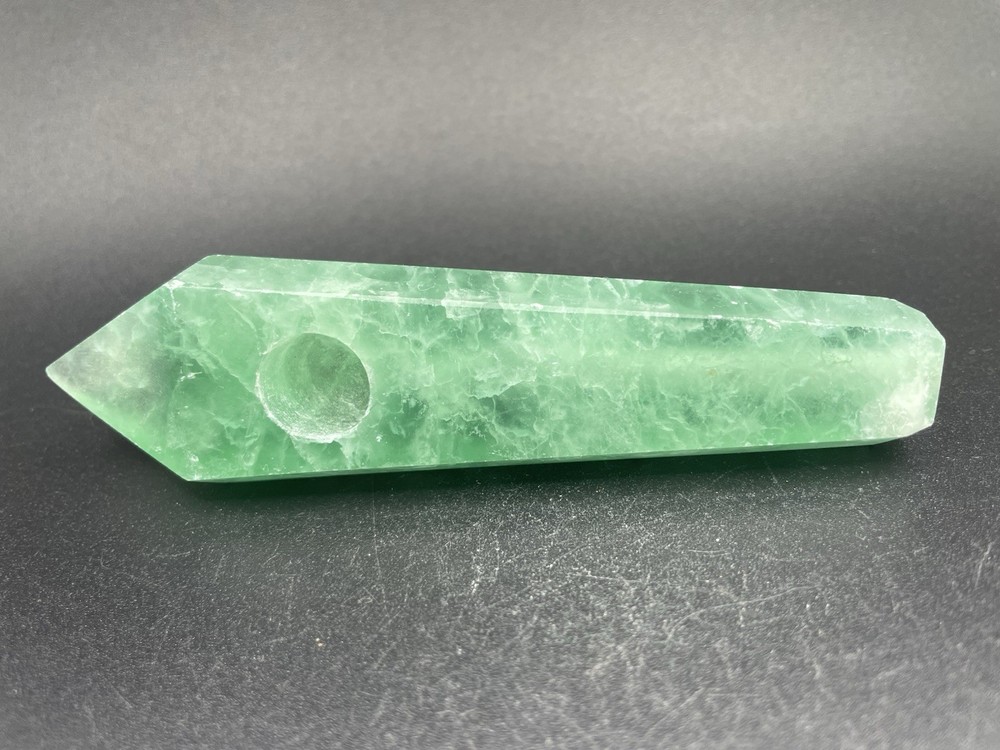 Green Fluorite Pipe 96g