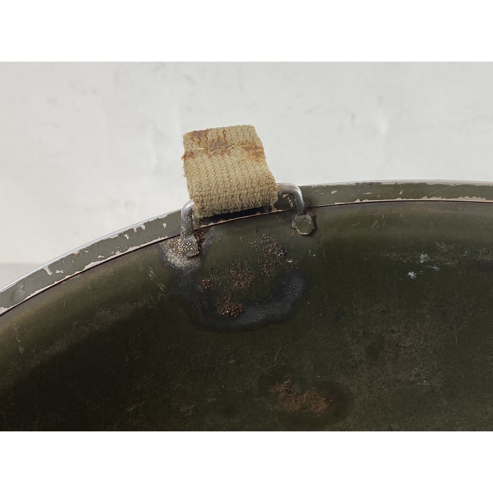 WW2 M1 Helmet Front Seam Fixed Bale No Liner 48S8